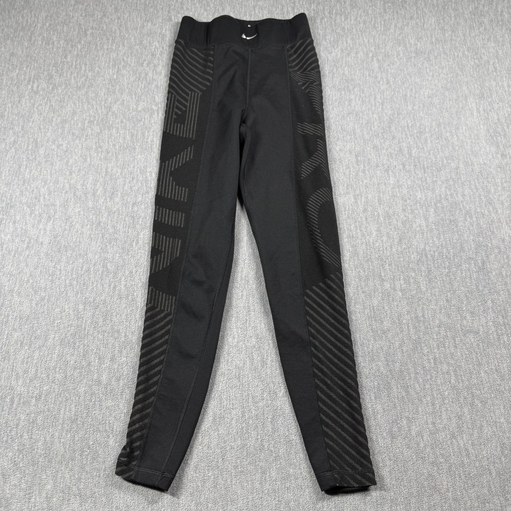 Nike Leggings Women Small Black Pro Therma-FIT ADV Compression Tight Yoga Gym